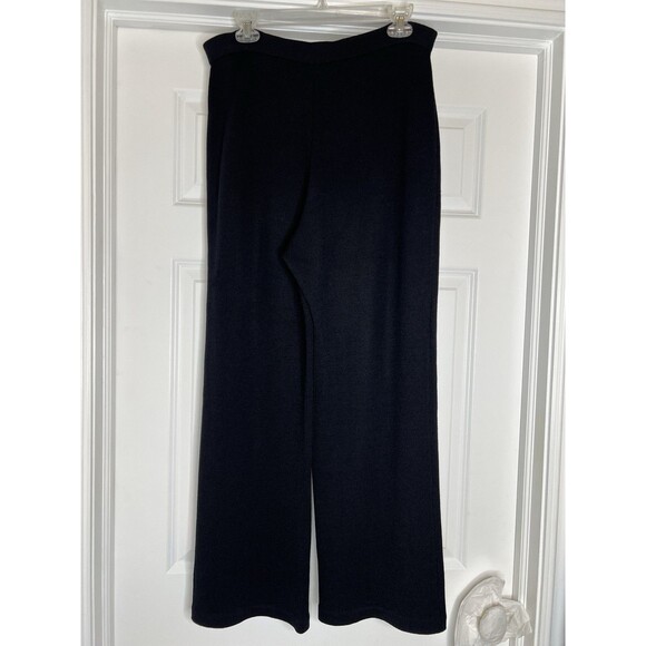 ST. JOHN Women’s Basic High Waisted Black Pull-On Straight Pant Sz 6 Read - Picture 8 of 11